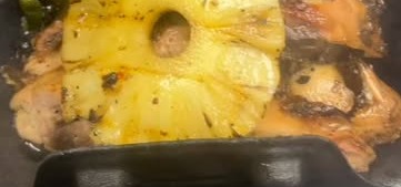 Pineapple jerk chicken